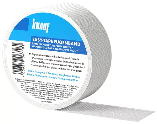 Knauf 69112 Easy-Tape, Bianco 45 m