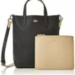 Lacoste Anna, Borse a Tracolla Donna, Nero, Taglia unica