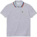 Lacoste PJ9702 Polo, Silver Chine/Multico, 2 Anni Bambini e Ragazzi