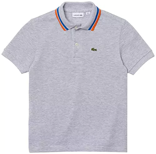 Lacoste PJ9702 Polo, Silver Chine/Multico, 2 Anni Bambini e Ragazzi
