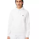 Lacoste Sh9623, Felpa Uomo, Bianco, 3XL