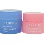 Laneige Maschera da notte da 15 ml e maschera da notte per labbra da 3 g