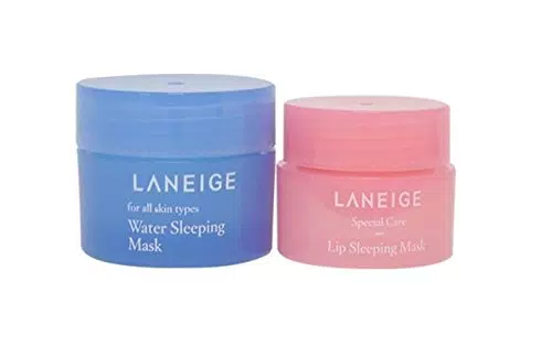 Laneige Maschera da notte da 15 ml e maschera da notte per labbra da 3 g