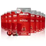Lavazza, Qualità Rossa, 100 Capsule di Caffè in Alluminio Compatibili con Macchine Nespresso Original