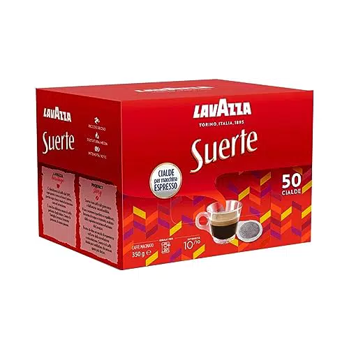 Lavazza, Suerte, 4 Confezioni da 50 Cialde Caffè Macinato