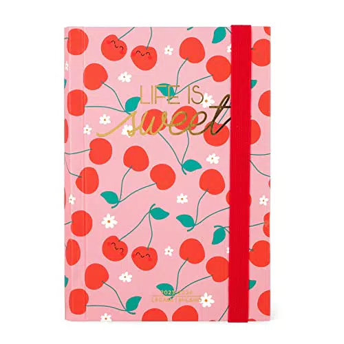 Legami - Agenda Settimanale Fotografica Small con Notebook, Tema Cherry
