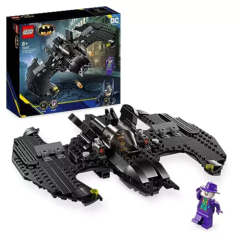 LEGO 76265 DC Bat-Aereo: Batman vs. The Joker, Iconico Aeroplano Giocattolo dal Film del 1989 con 2 Minifigure