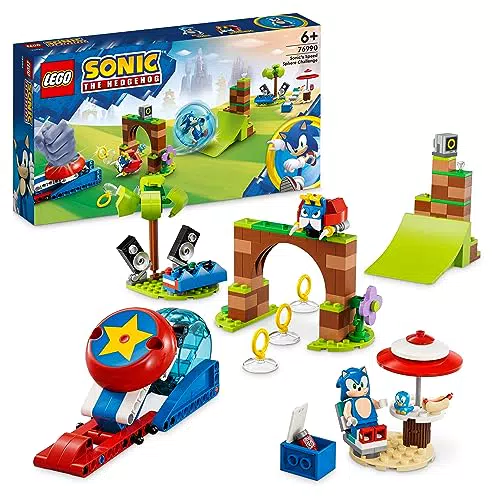 LEGO 76990 Sonic the Hedgehog Sfida della Sfera di Velocità di Sonic