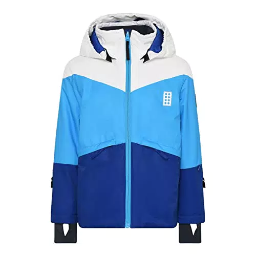 LEGO Wear Jungen Skijacke Winterjacke 5.000 Wassersäule atmungsaktiv LWJested 708 Giacca Impermeabile