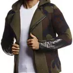 Leif Nelson Giacca Uomo in Maglia con Cappuccio Cardigan #NV N # #NV