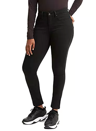 Levi's 311 Shaping Skinny Jeans, Black And Black, Donna
