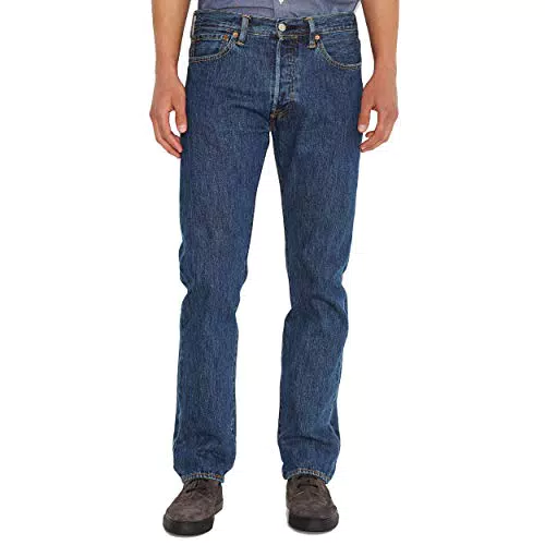 Levi's 501 Original Fit Jeans Uomo, Blu Stonewash X, 31W / 32L