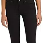 Levi's 711 Double Button Jeans, Night Is Black, Donna