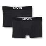 Levi's Levis Men Solid Basic Trunk 2P Boxer Aderenti