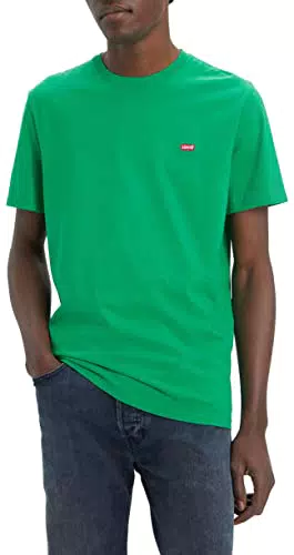 Levi's Ss Original Housemark Tee, T-Shirt Uomo, Verde Bright Green