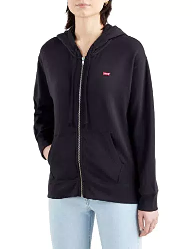 Levi's Standard Zip Sweatshirt Hoodie, Caviar