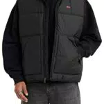 Levi's Sunset Vest Gilet Tramonto, Jet Black, XL Uomini