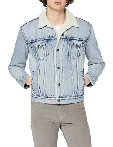 Levi's Type 3 Sherpa Trucker Stonebridge Sherp, Giacca Uomo