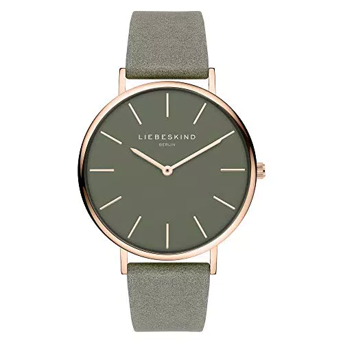Liebeskind Orologio analogo Quarzo Donna con Cinturino in Pelle di Mucca LT-0267-LQ