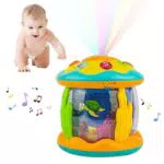 Locisne Ocean Proiettore Musicale Rotante Giocattolo sensoriale per Bambini 12 Mesi+