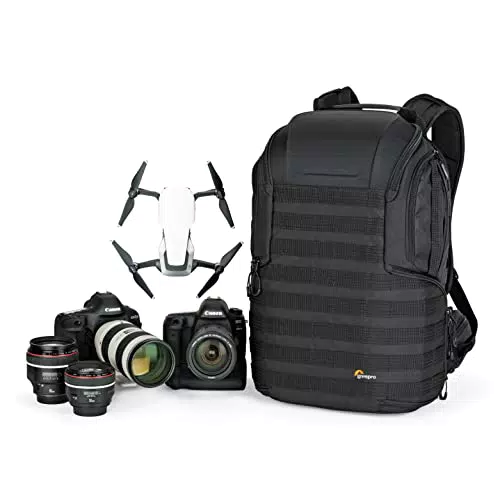 Lowepro ProTactic 450 AW II Zaino Modulare con Tessuto Riciclato, nero