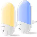 Luce notturna per bambini LED LOFTer Luce notturna Presa elettrica Multicolore Automatica Plug-and-Play Luce Notturna Settore con Sensore Crepuscolare