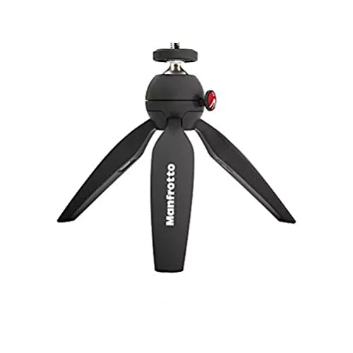 Manfrotto PIXI Treppiede da Tavolo per Fotocamere CSC e DSLR ed Impugnatura per Video