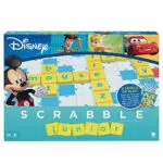 Mattel Games - Scrabble Junior Disney, Il Gioco delle Parole Crociate con 2 Giochi in 1