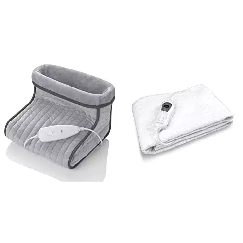 Medisana FWS Scaldapiedi Elettrico + HU 665 Sottocoperta Elettrica, 150 X 80 cm