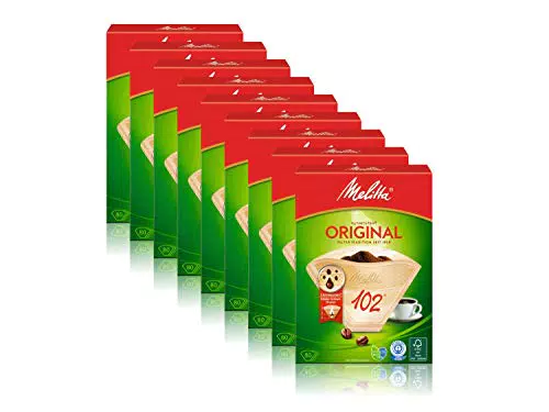 Melitta 102/80 filtro per caffè, marrone naturale