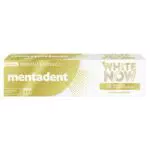 Mentadent Dentifricio White Now Instant Correct, Dentifricio Sbiancante con White-Correct e White-Infinity Technology