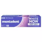 Mentadent Dentifricio White Now Revitalize, Dentifricio Sbiancante con White-Correct Technology e Bio-Compatible Minerals