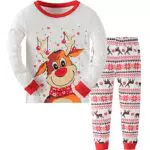 MIXIDON Bambini 2 Pezzi Pigiama Natalizio, Albero di Natale 2