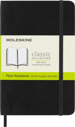 Moleskine Classic Notebook, Taccuino con Pagine Bianche