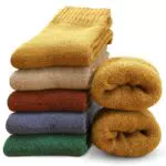 MOSOTECH Calze Donna Invernali Termiche, 5 Paia Calzini Donna Vintage di Lana Calda