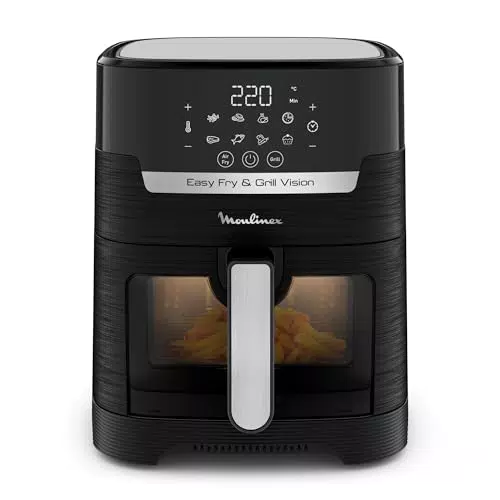 Moulinex Friggitrice ad Aria, 4.2 Litri, Easy Fry & Grill Vision