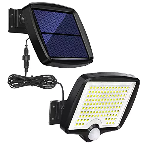 MPJ Luce Solare Led Esterno con Sensore di Movimento Luci Solari da Esterno