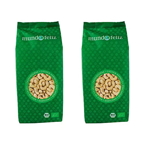 Mundo Feliz Anacardi Biologici, 2 x 500 g