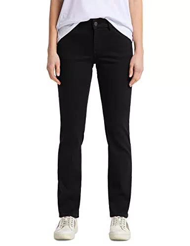 MUSTANG Julia Jeans Straight, 490 Nero, 30W x 30L Donna