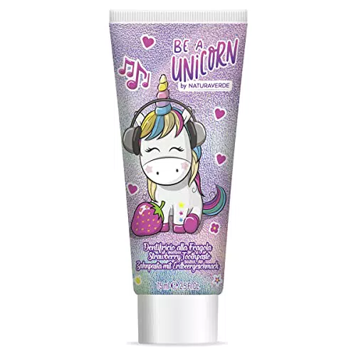 Naturaverde, Kids - Be a Unicorn - Dentifricio alla Fragola per Bambini