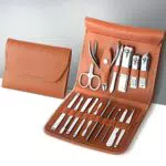 Nestling 16pcs Set Tagliaunghie Acciaio Inox, Manicure e Pedicure Professionale