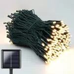 NEXVIN Luci Natale Esterno Solare 20M 200 LED, Catena Luminosa Esterno Solare Impermeabile