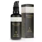 Niacinamide 100ml + Siero Vitamina C + Acido Ialuronico Viso- Siero Viso Skincare - Peeling Viso - Pelle e contorno occhi luminosa e senza Punti Neri