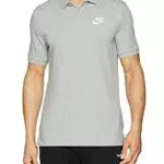 Nike Sportswear Matchup PQ, Polo Uomo, Dk Grey Heather/White