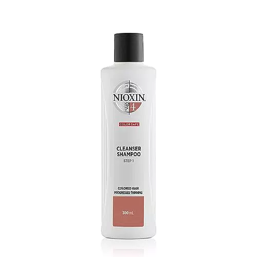 Nioxin Shampoo Sistema 4 - per Capelli Colorati Naturali Assottigliati - 300 ml
