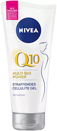 NIVEA Gel corpo Q10 anticellulite, gel rassodante per la cura della pelle con Q10 ed estratto di loto