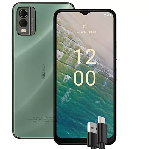 Nokia C32 Smartphone 4G 64GB, 4GB RAM, verde