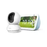 Nuovo Echo Show 5, Azzurro + TP-Link Tapo C200 Telecamera Wi-Fi Interno