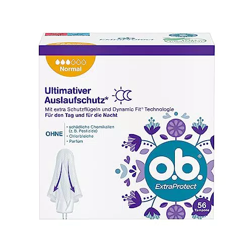 o.b. Tampon ExtraProtect Normal, per giorni medio-forti