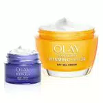 Olay Set Giorno E Notte Con: Vitamin C + AHA24 Crema Gel Giorno Per Il Viso